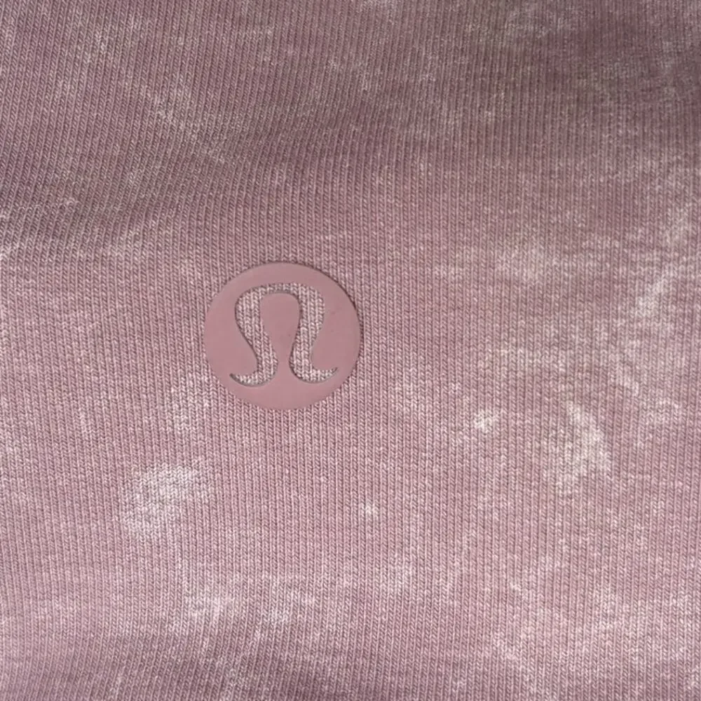 Lululemon Ready to Roll Hoodie Size 10 Washed Vintage Mauve Full Zip